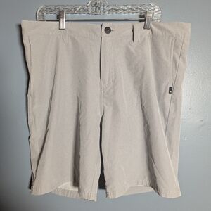 Quicksilver Amphibian Dry Flight Men's Gray Water Repellent Shorts Size 36